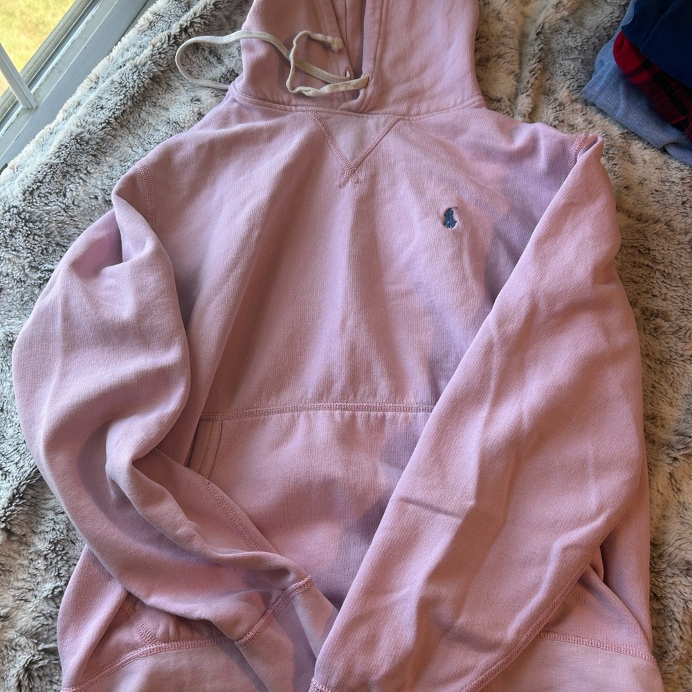 Ralph Lauren Soft Pink Polo Hoodie
